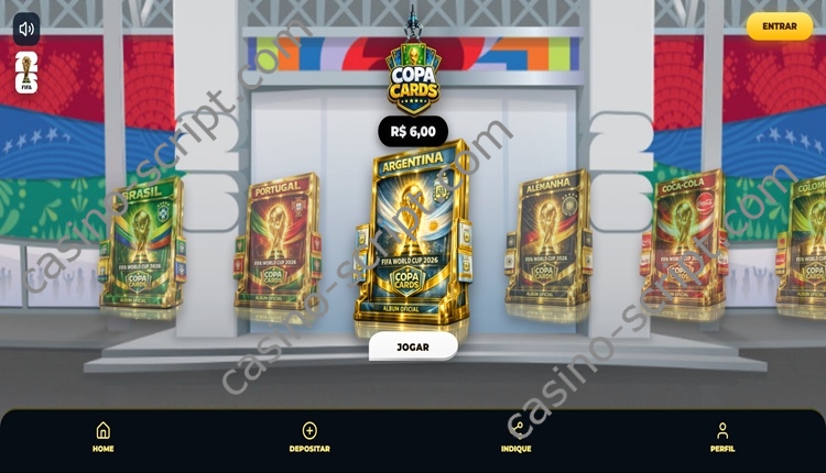 Copa cards casino game script source code
